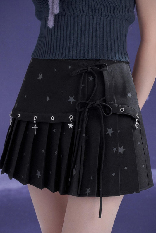 Dark Star Pleated Skirt