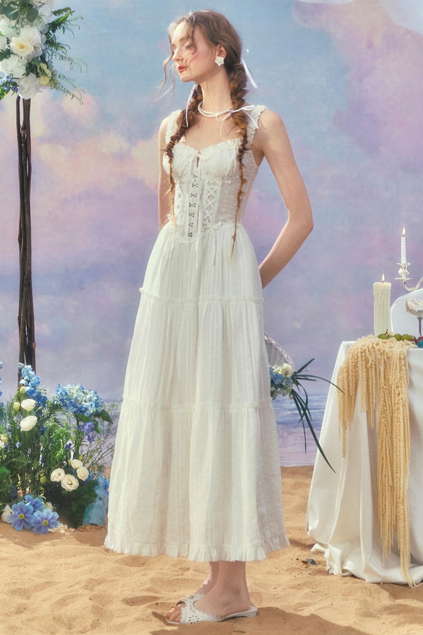 Romantic Halter Dress