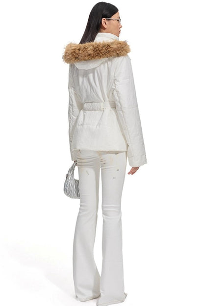 Heavy Washed Denim Stretch Bootcut Pants