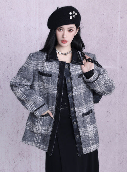 Wool Tweed Fine Small Jacket