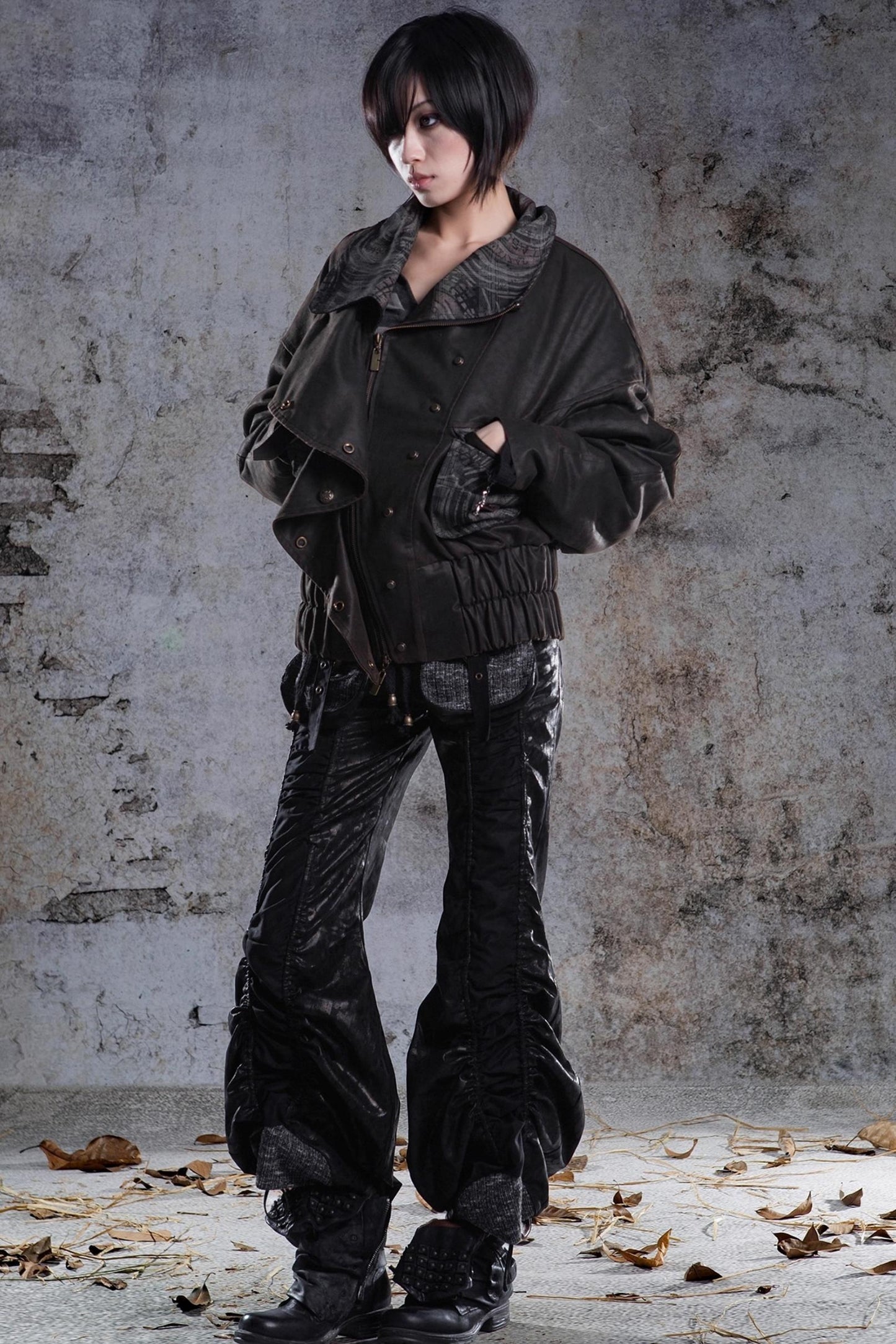 Original Retro Heavy Buckle Flight Jacket