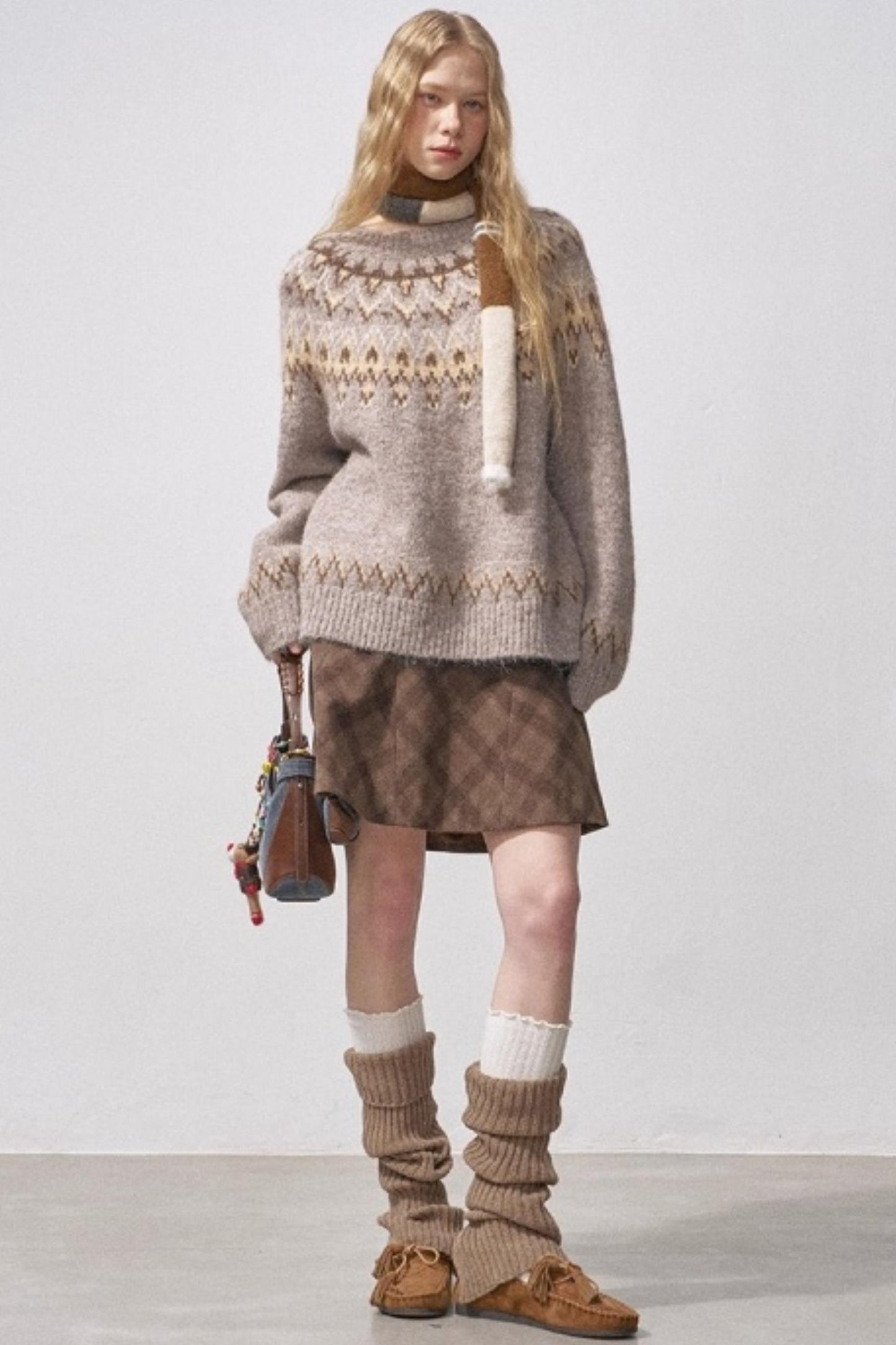 Fair Isle Knit Sweater