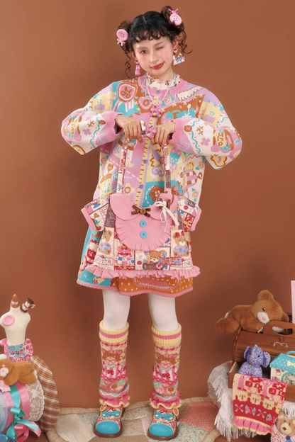 Quilted Cotton Patchwork Handbag