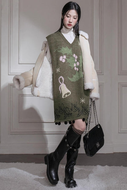 Pine Needle Knit Dress