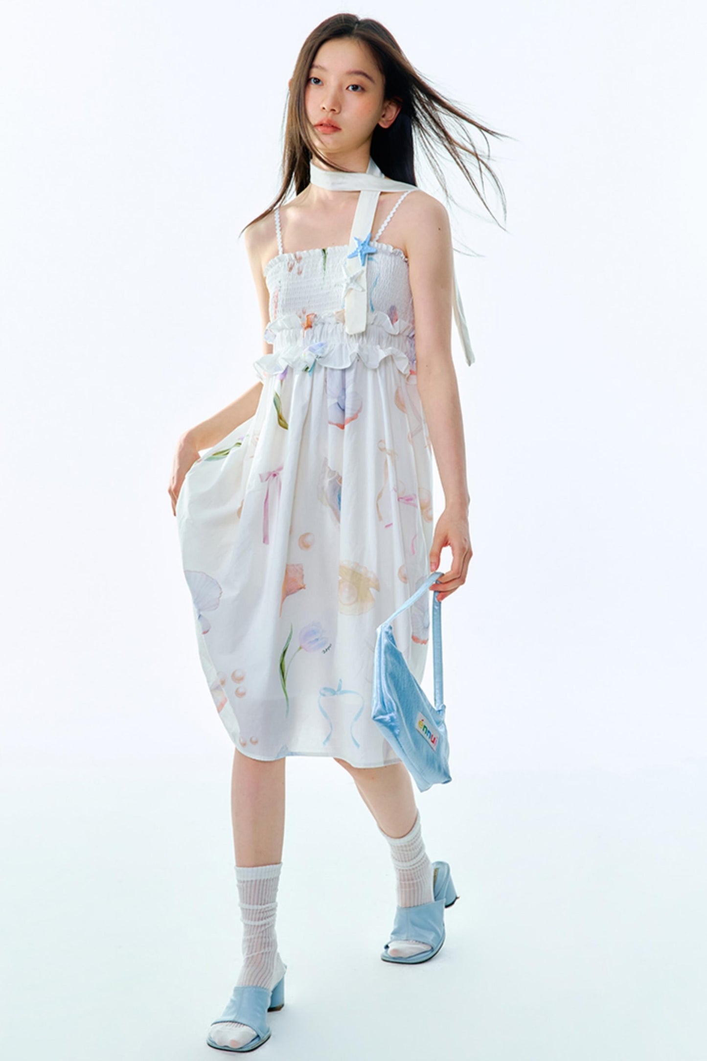 Chic Sea Bustier Skirt