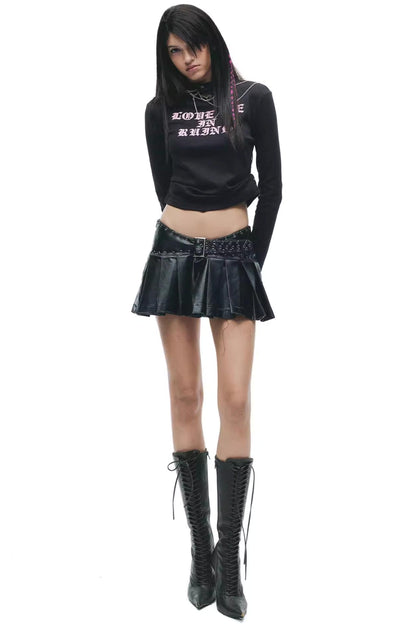 Light Punk Printed Sweater