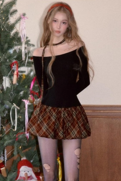 Color-Blocking Floral Dress