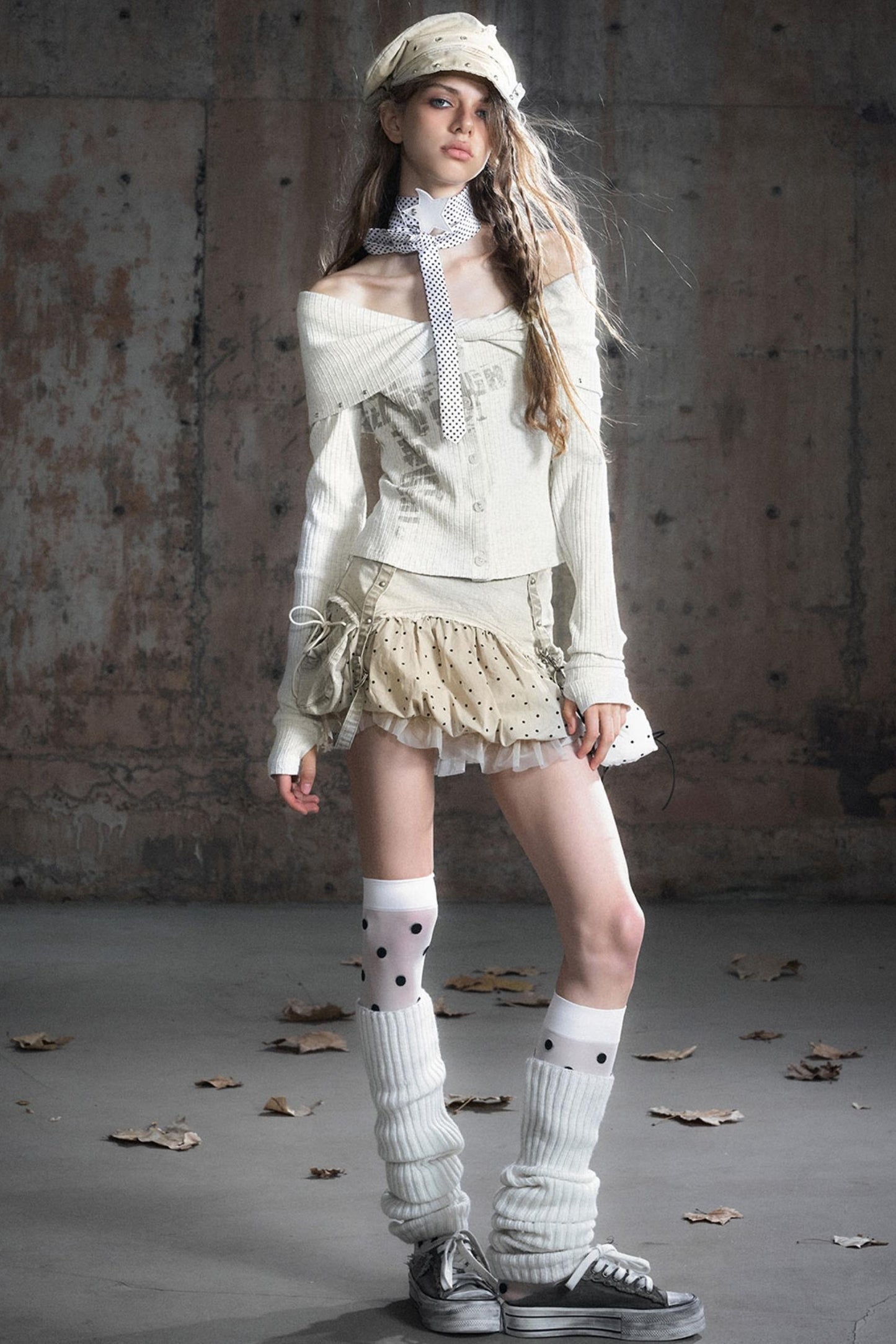 Twisted Diamond Knitted Top