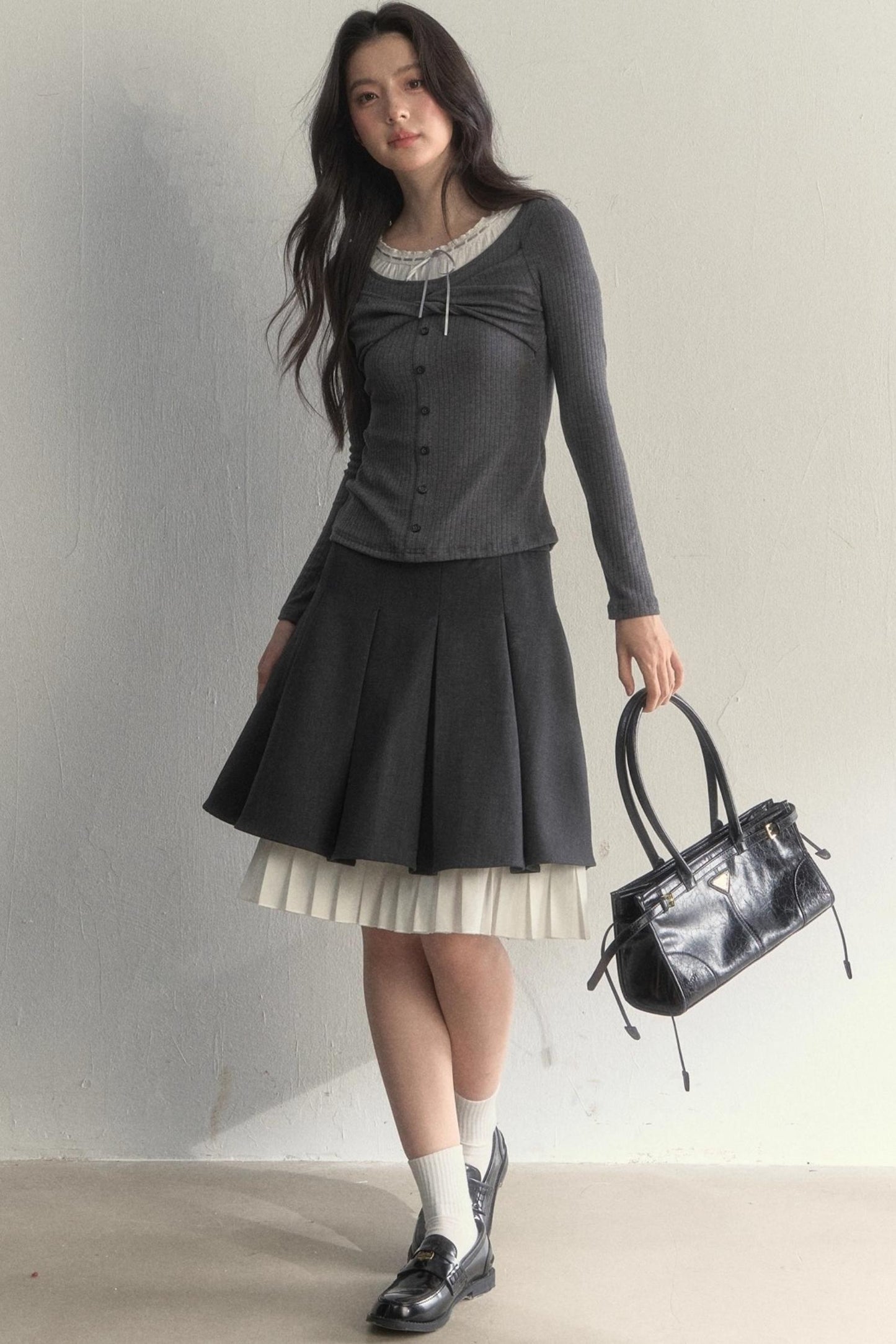 Bow Knot Knitted Top