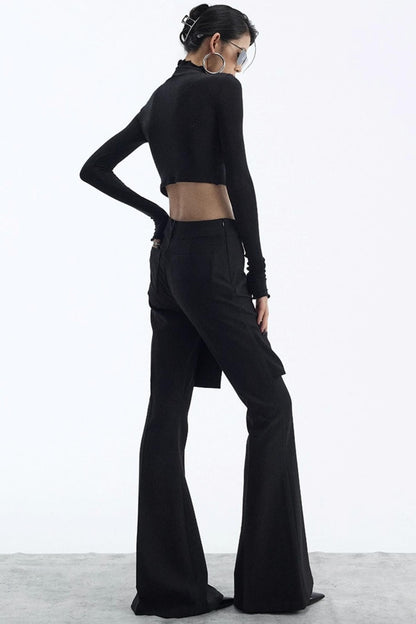 Winter Slim Black Trousers