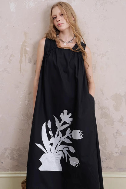 Floral Sleeveless Summer Dress