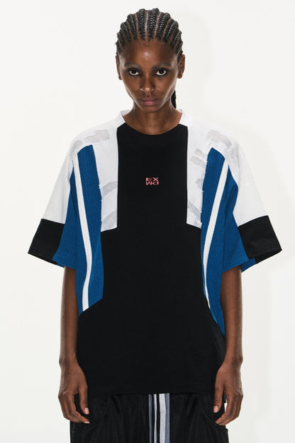 Colorblock Embroidered Tee