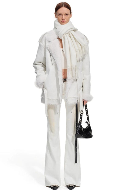 Classic Fringe Wool Shawl