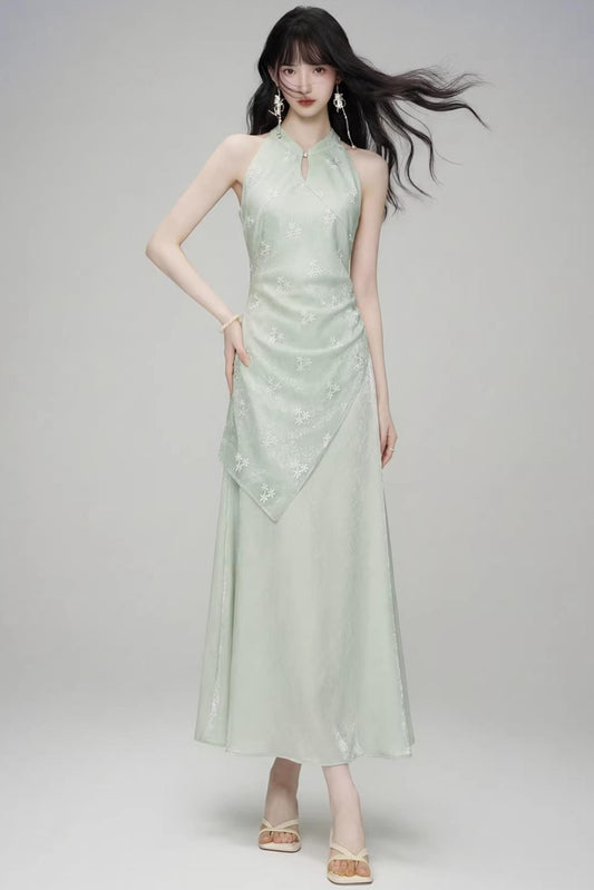 Pear Snow Green Dress