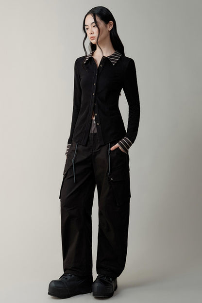 Casual Double-Waist Cargo Pants