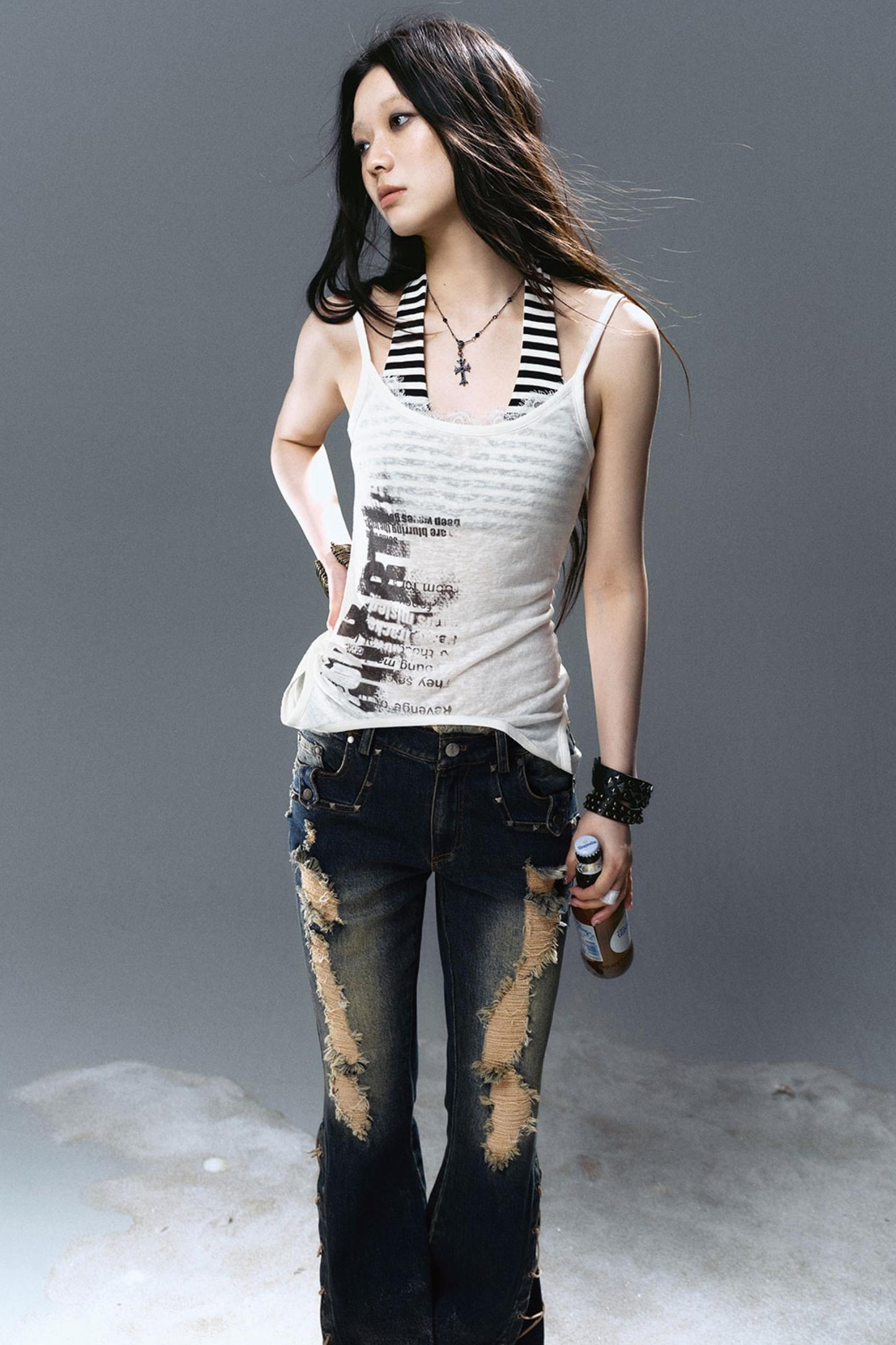 Layered Two-Tone Cami Top