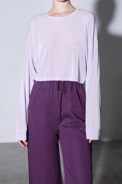 Autumn Silky Knitted T-shirt