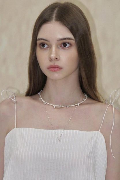 Mermaid Pearl Clavicle Necklace