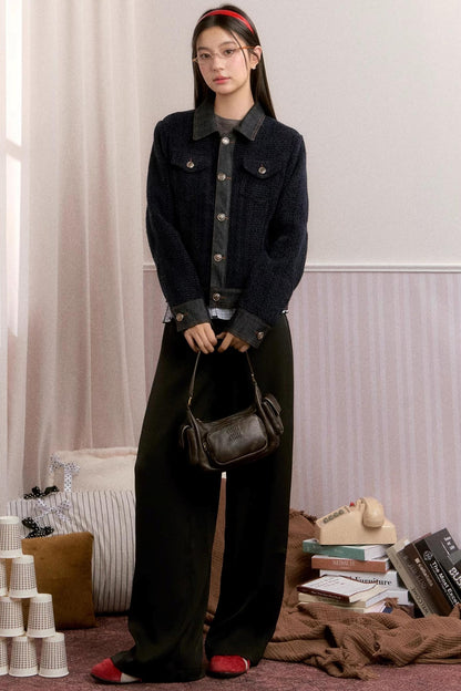 Autumn Retro Denim Jacket Set-Up