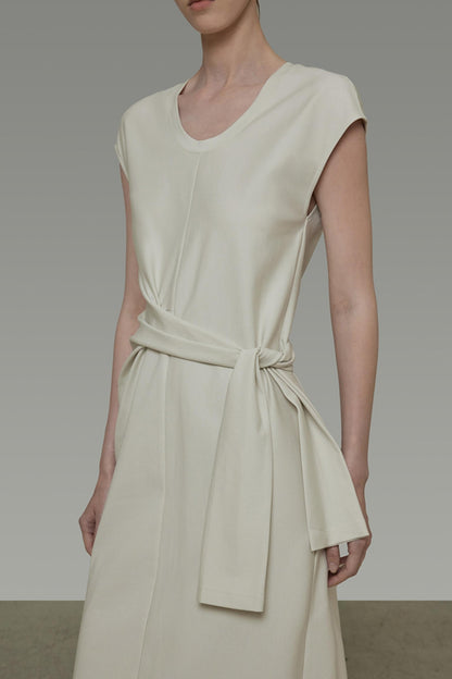 Summer Asymmetric Tie Dress