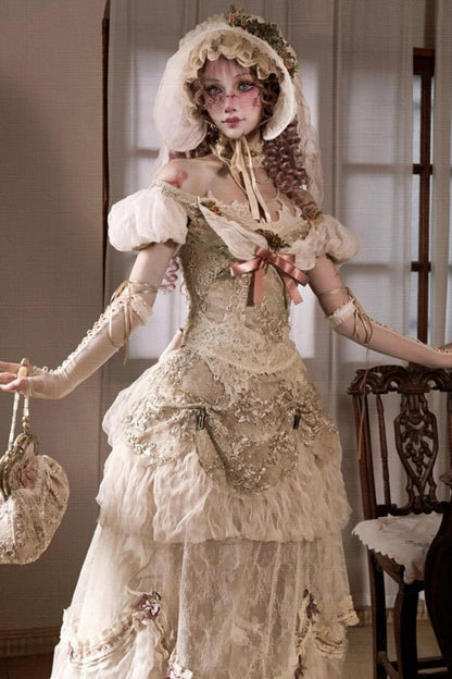 Eros Poetry Vintage One-Shoulder Mesh Top