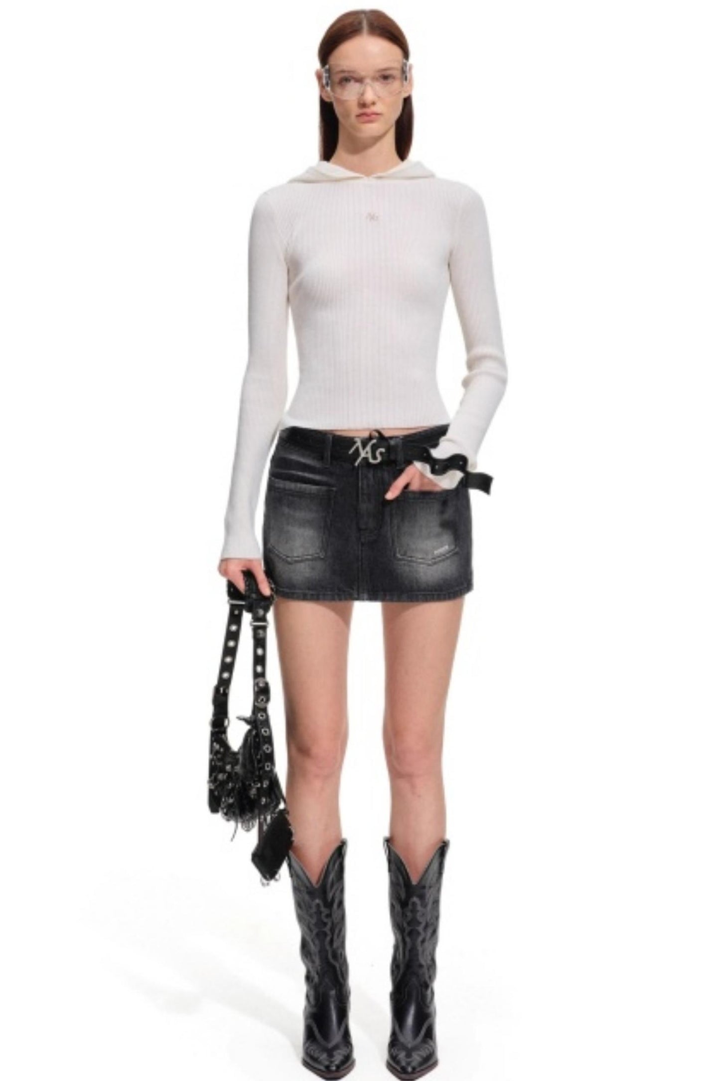 Dawn Light Hooded Knit Sweater