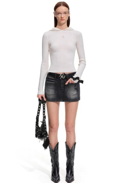 Dawn Light Hooded Knit Sweater