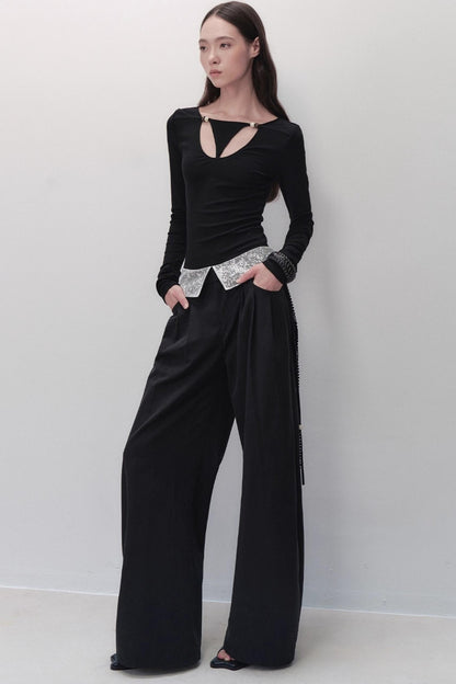 Dream Lace Wide-Leg Pants