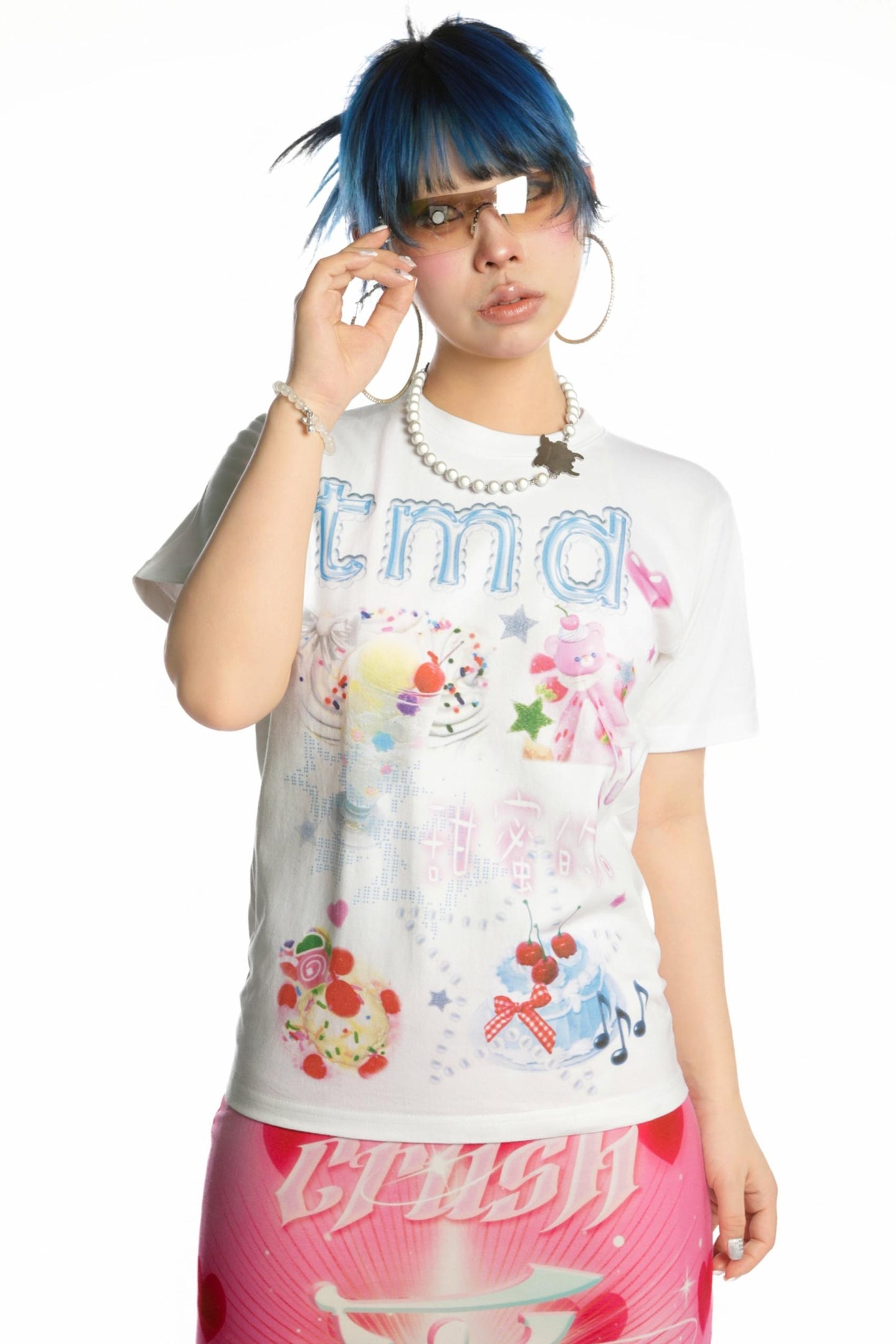Sweet Cotton Shoulder T-Shirt