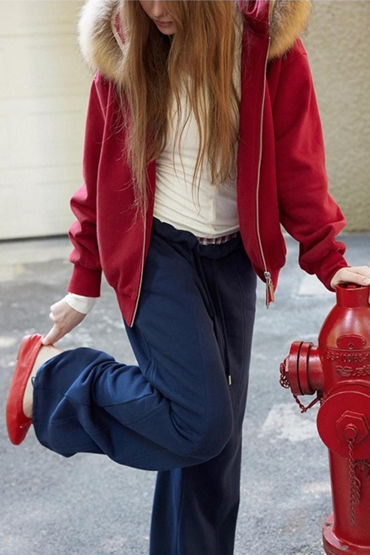 Embroidered Waist Pants