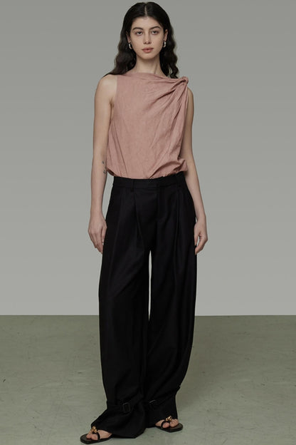 Twisted Pink Sleeveless Camisole