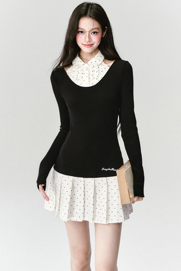 Fragile Expression Knit Dress
