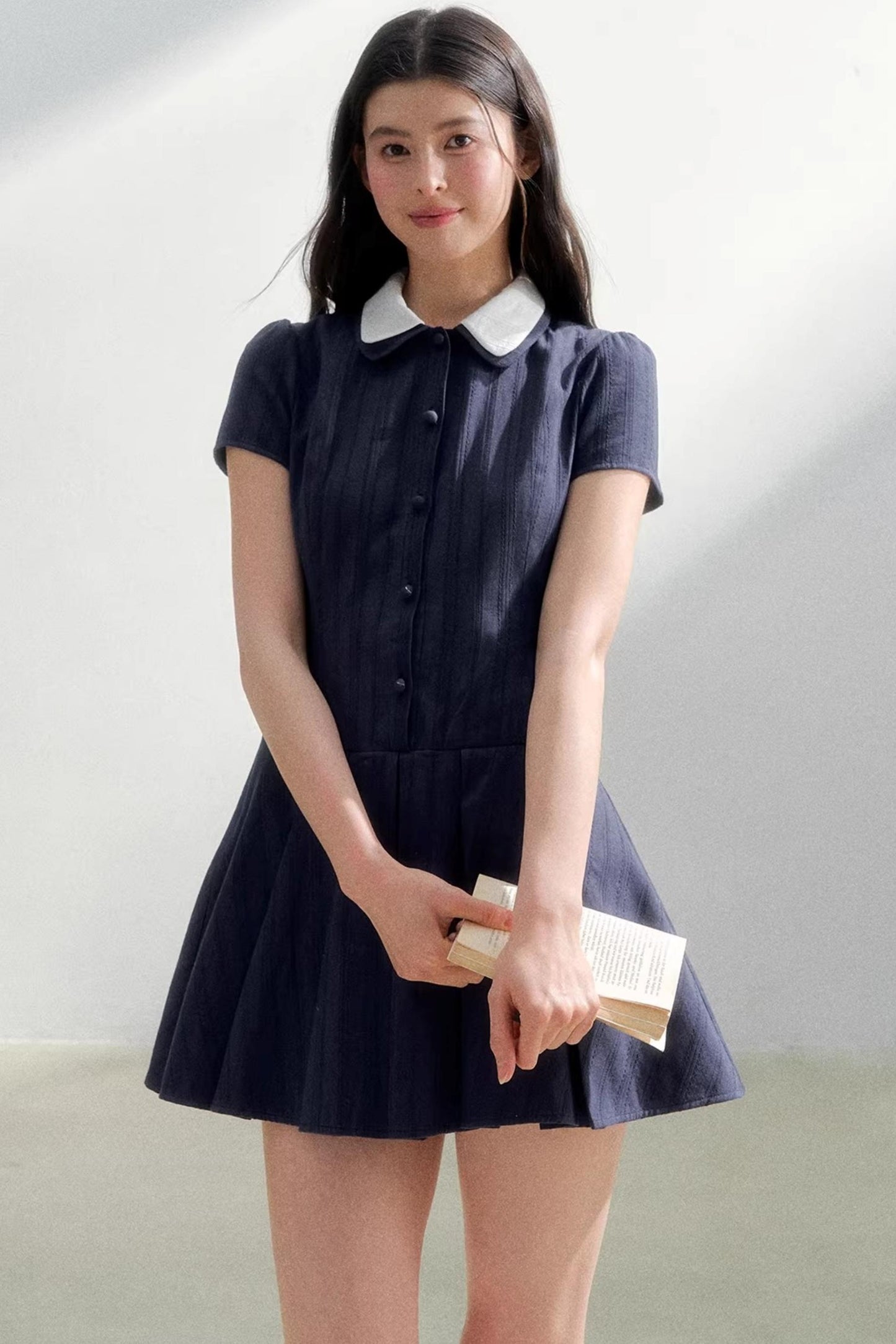Retro College Shirt Dress