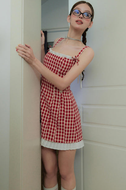 Color Clash A-Line Dress