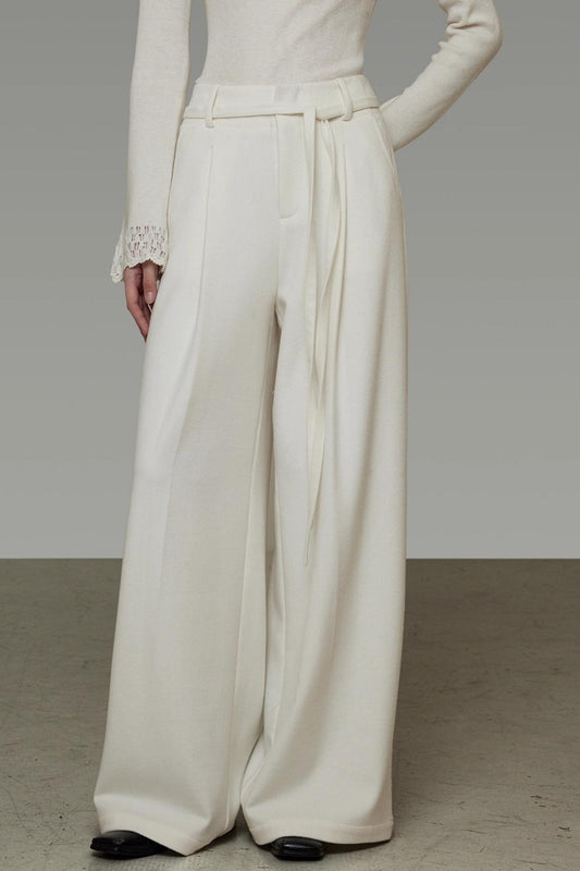 Drapey Wide-Leg Pants
