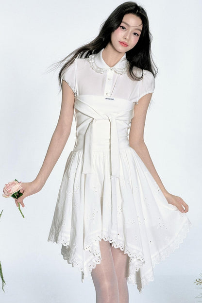 Feather Tie Dress