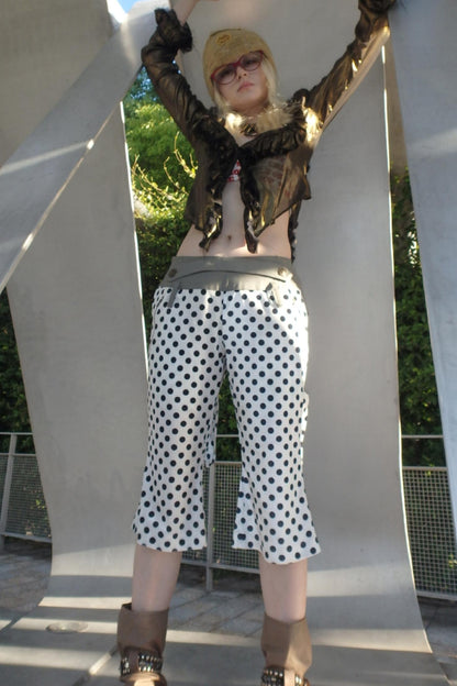 Front Polka Dot Pants