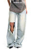 Denim effetto consumato