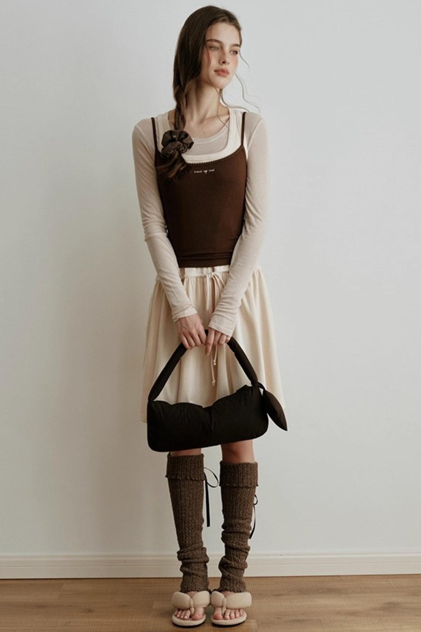 Velvet Slim Fit Bottom Camisole