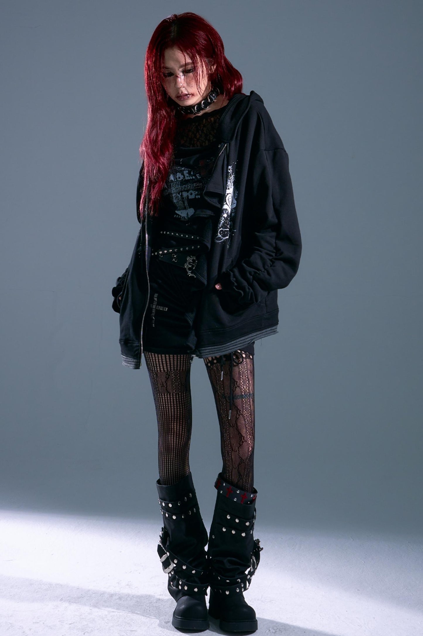 Autumn Hooded Sweatshirt Cardigan