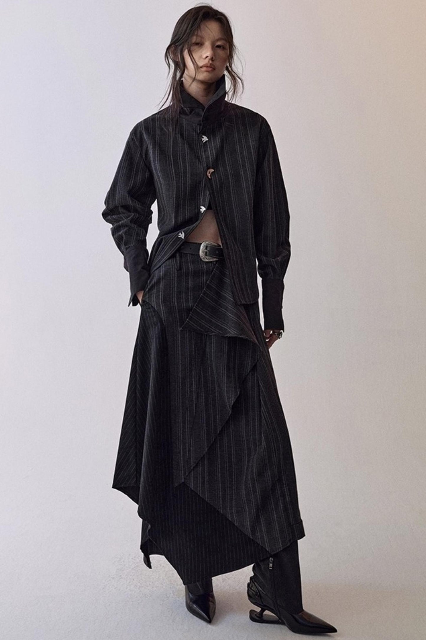 Deconstructed Skirt With Shirt Set-Up