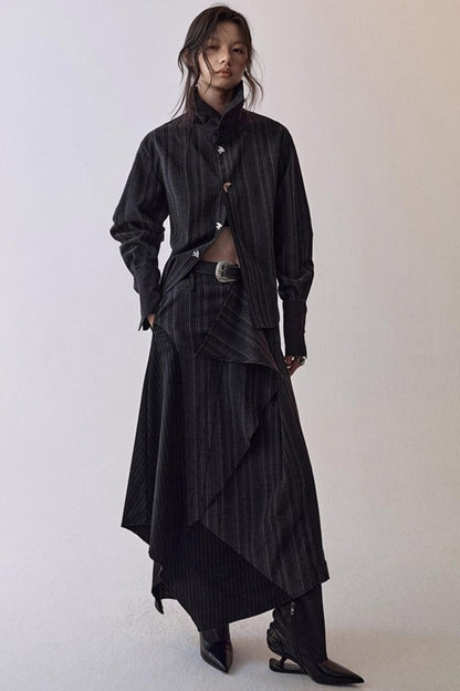 Deconstructed Skirt With Shirt Set-Up