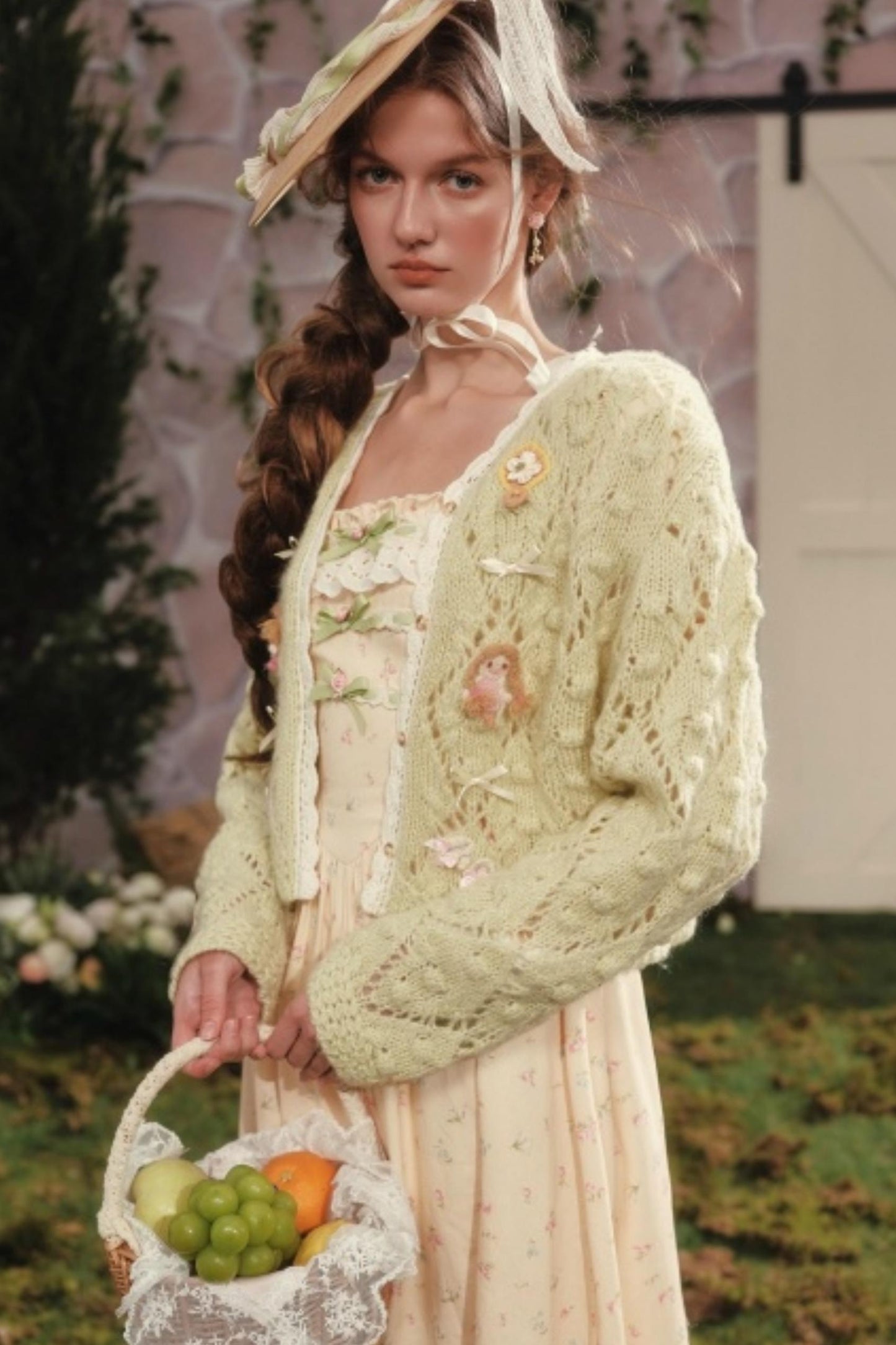 French Floral Pastoral Dress Set-Up