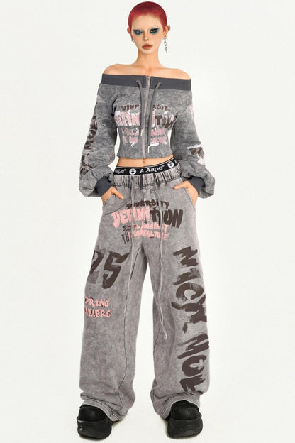 Cool Retro Punk Girl Sweatshirt