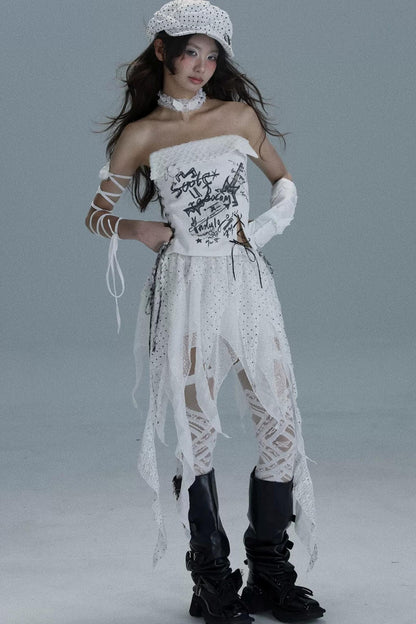 Nightmare Endgame Y2K Skirt