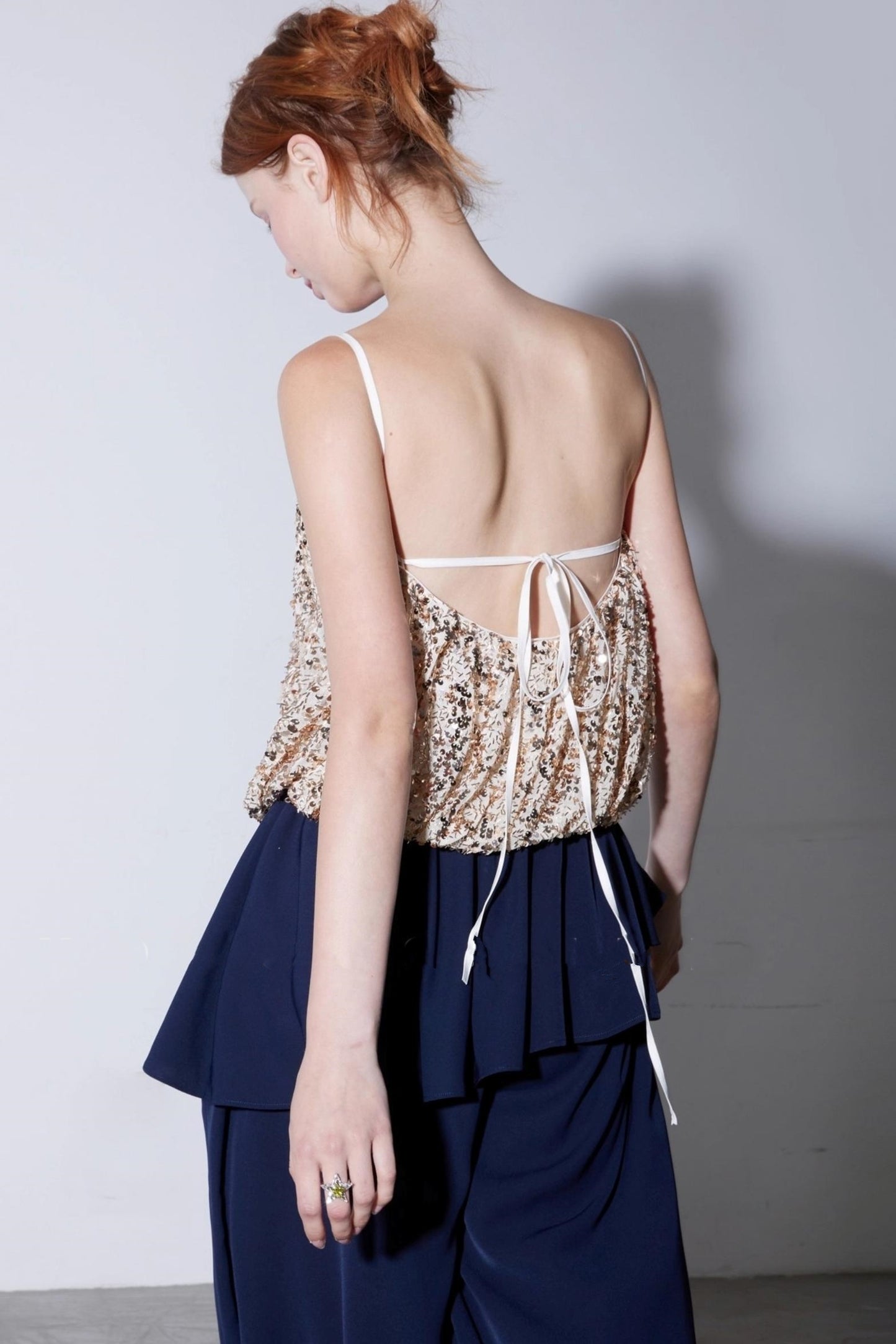 Customized Iridescent Sequin Bubble Dress