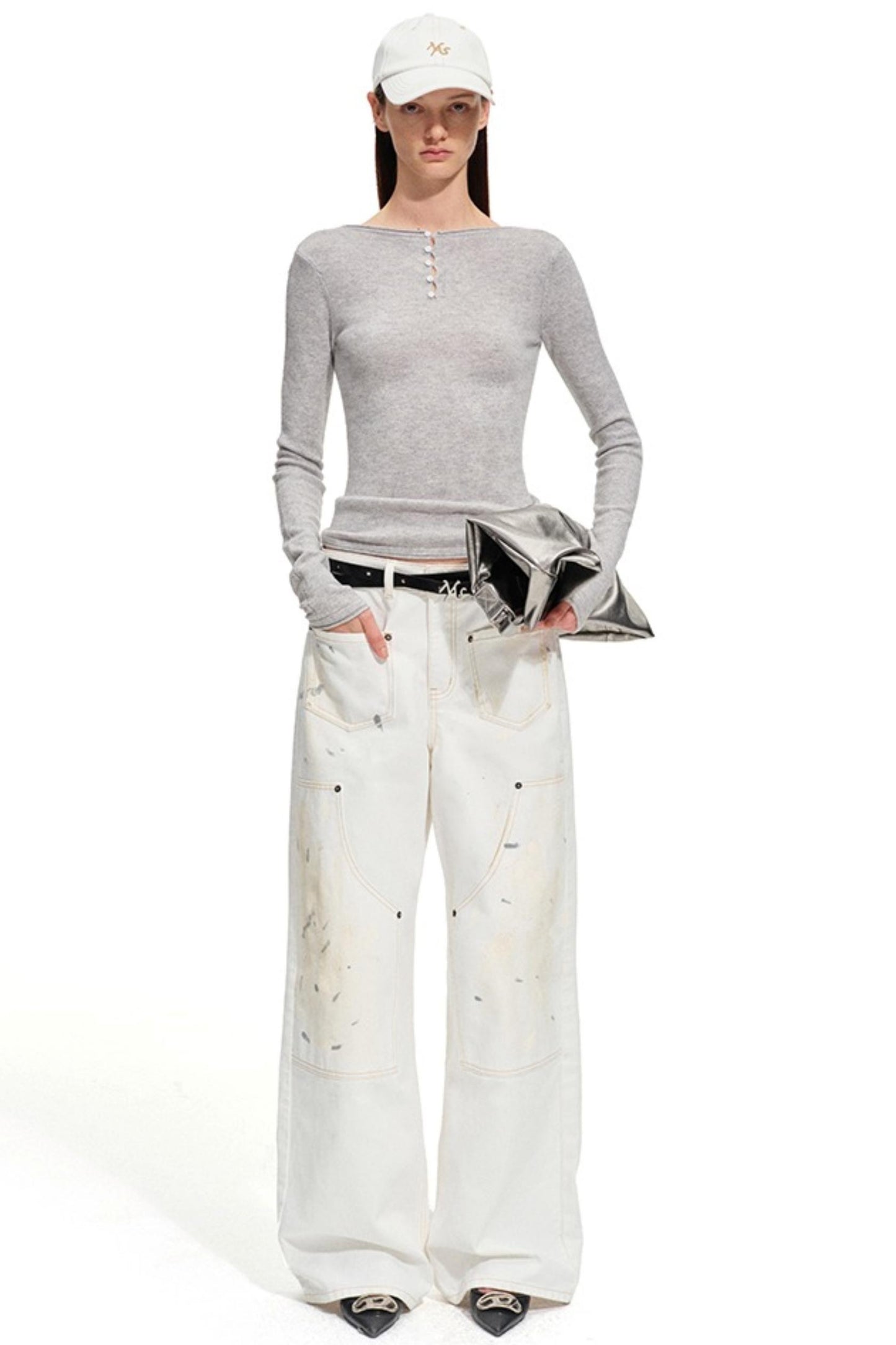 Versatile White Baseball Cap