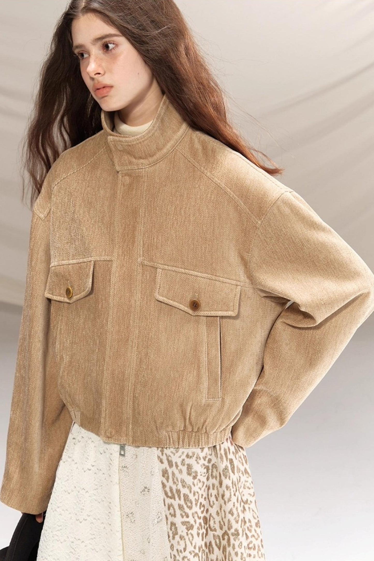 Corduroy Retro Flight Jacket