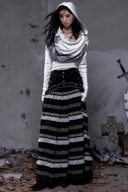 Rock Daughter Lace A-Line Skirt