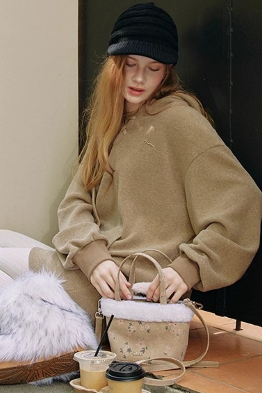 Smoky Winter Hoodie Skirt Set-Up